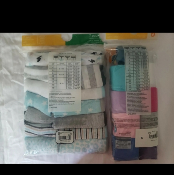 : 24 New panties +7 pairs socks sz 6 Wonder Nation frozen Girls briefs - Picture 3 of 10